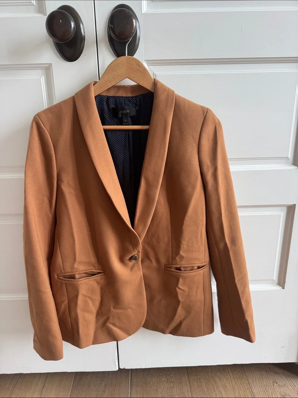 J. Crew Tailored Blazer in Camel